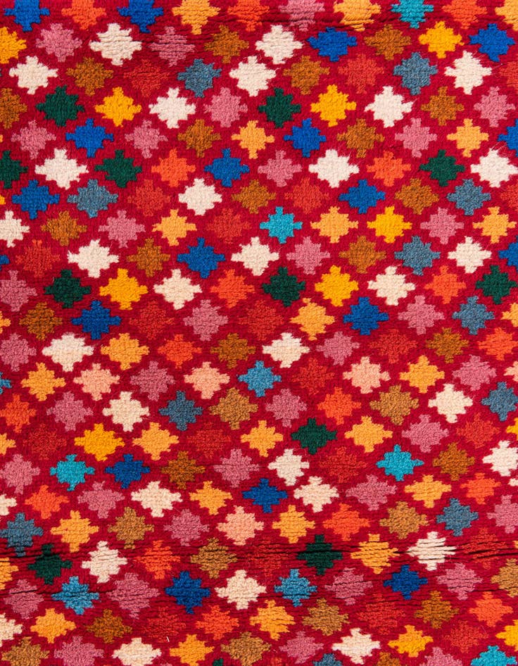 Detail image of  3' x 4' 7  Hand Knotted Balouch Wool Rug