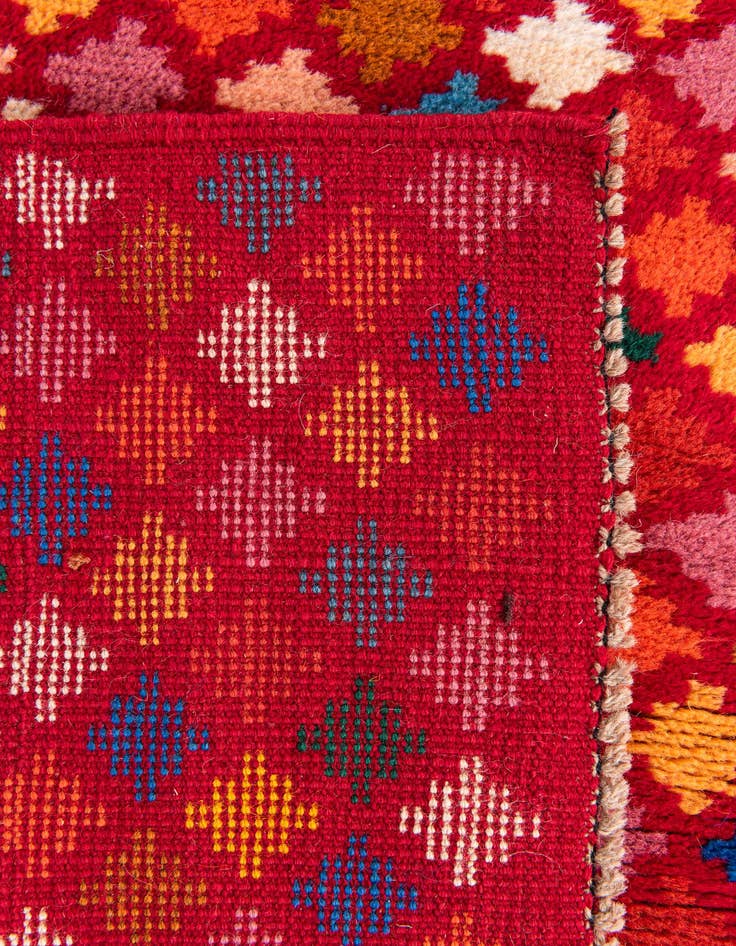 Detail image of  3' x 4' 7  Hand Knotted Balouch Wool Rug