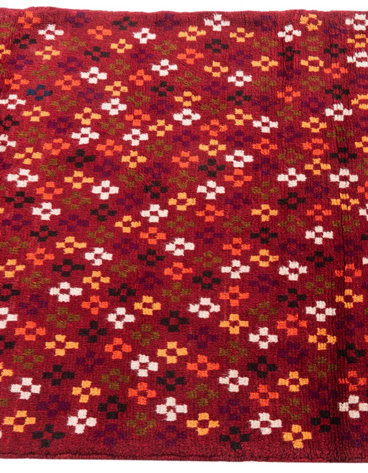 Detail image of  3' x 4' 6  Hand Knotted Balouch Wool Rug