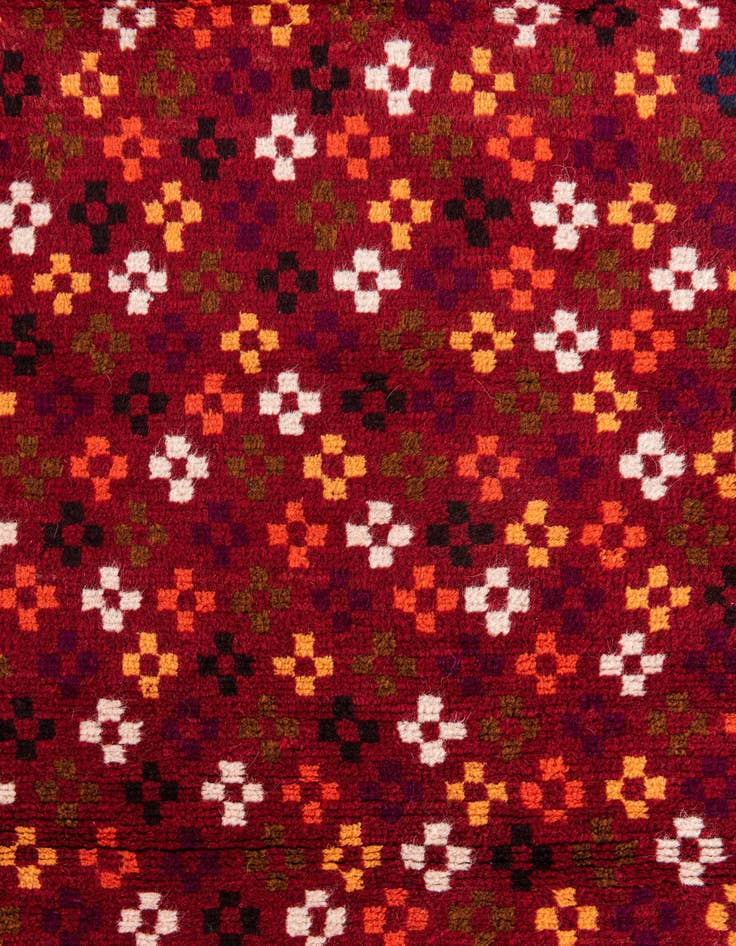 Detail image of  3' x 4' 6  Hand Knotted Balouch Wool Rug