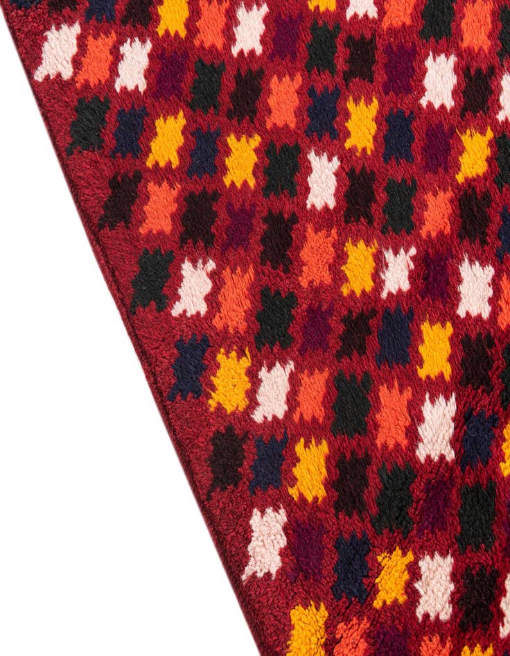 Detail image of  3' 1 x 4' 4  Hand Knotted Balouch Wool Rug