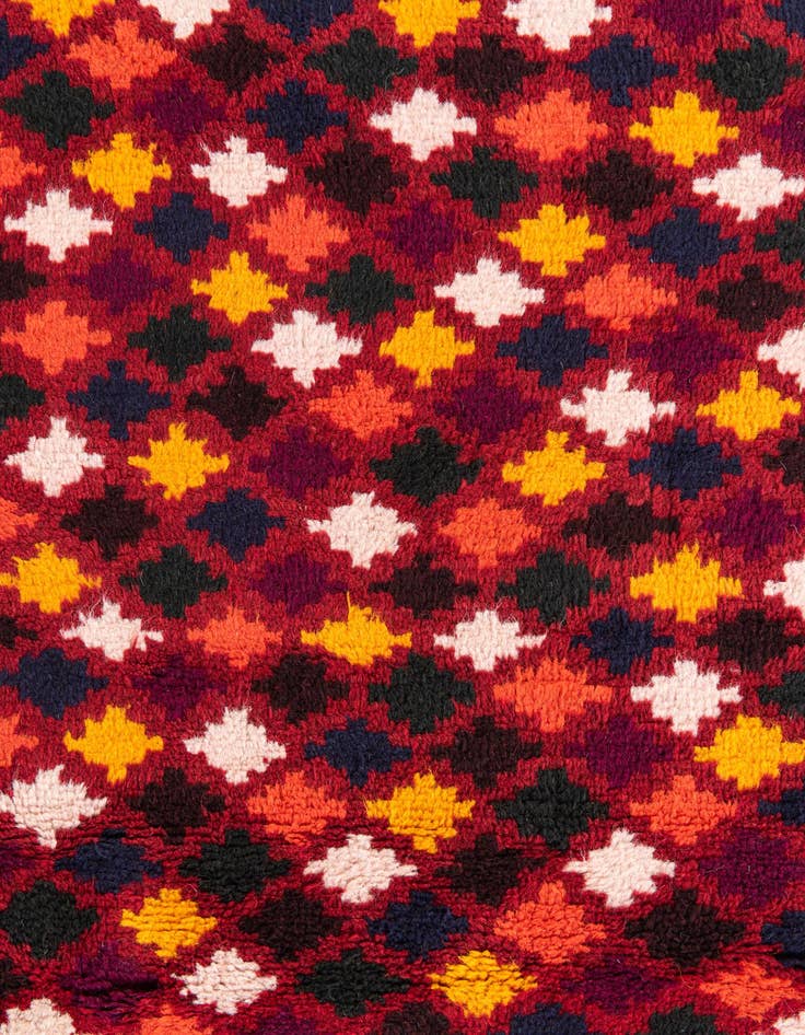 Detail image of  3' 1 x 4' 4  Hand Knotted Balouch Wool Rug