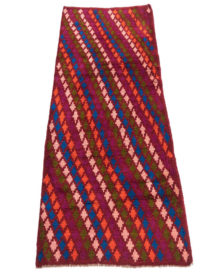 Detail image of  3' 1 x 4' 10  Hand Knotted Balouch Wool Rug