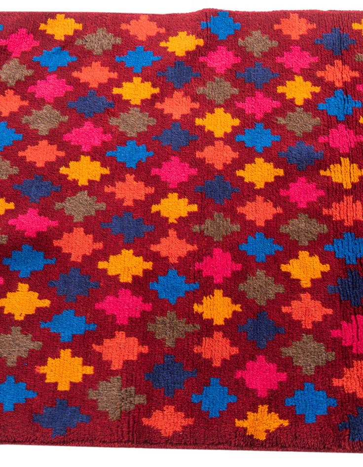 Detail image of 2' 9 x 4' 7 Hand Knotted Balouch Wool Rug