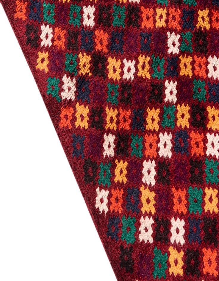 Detail image of  2' 10 x 4' 7  Hand Knotted Balouch Wool Rug