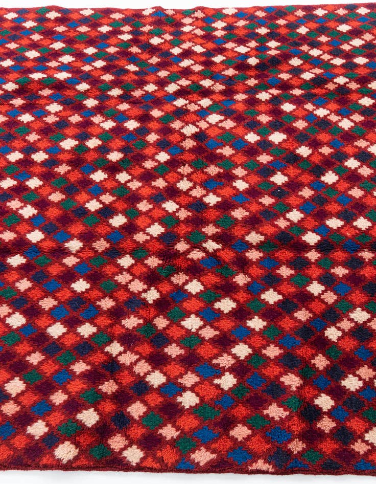 Detail image of  5' 2 x 6' 10  Hand Knotted Balouch Wool Rug