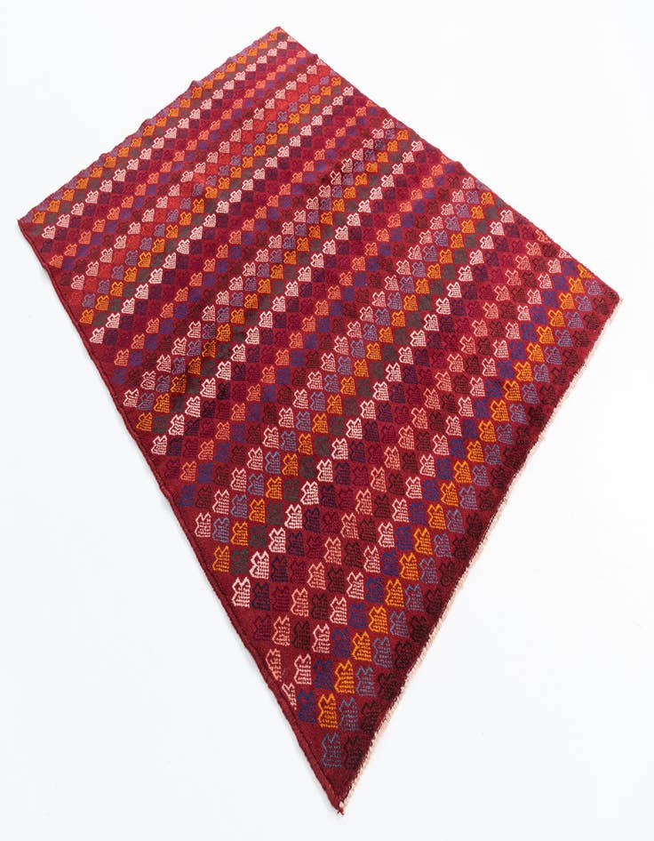 Detail image of  5' x 6' 8  Hand Knotted Balouch Wool Rug