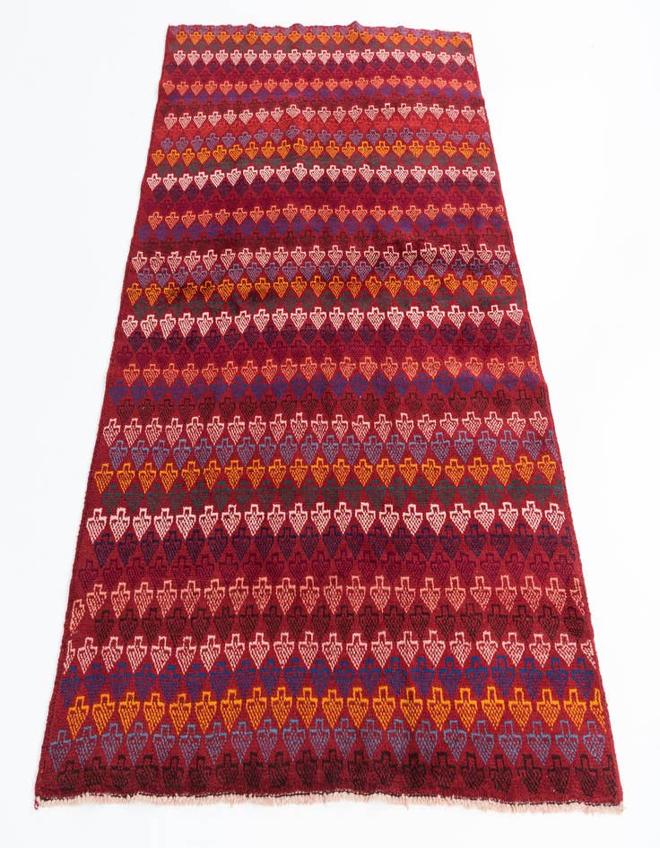 Detail image of  5' x 6' 8  Hand Knotted Balouch Wool Rug