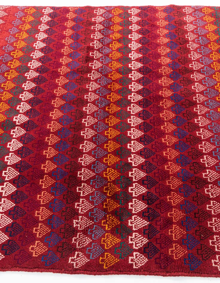 Detail image of  5' x 6' 8  Hand Knotted Balouch Wool Rug