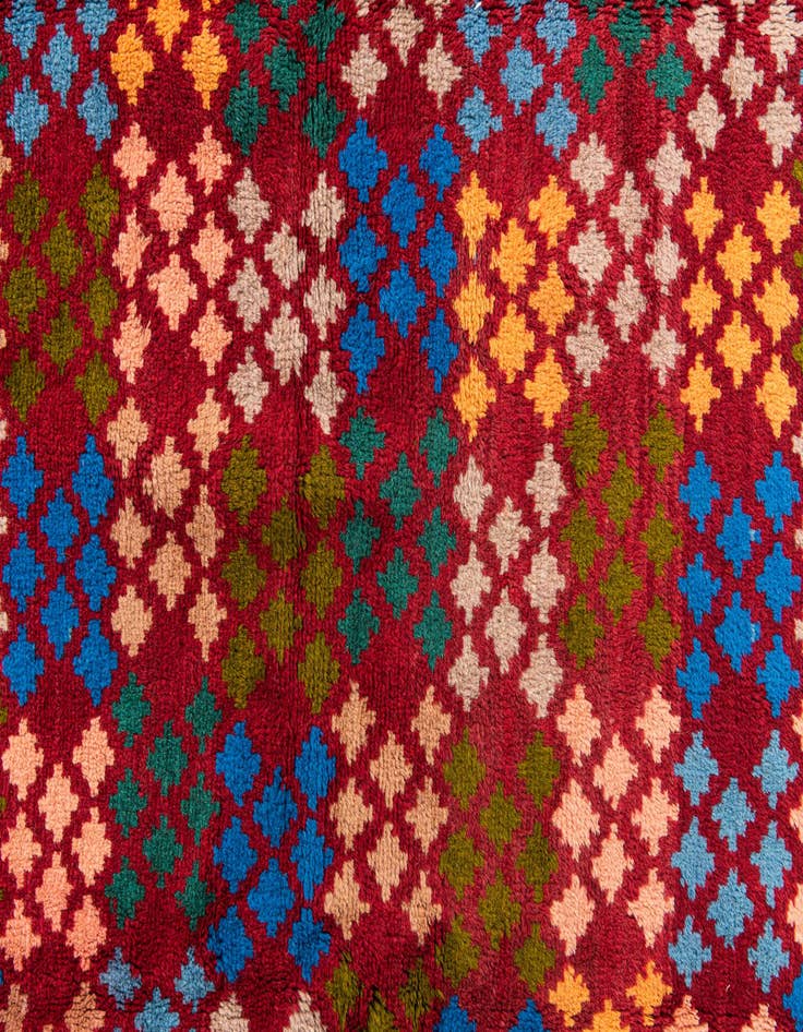 Detail image of  5' x 6' 6  Hand Knotted Balouch Wool Rug