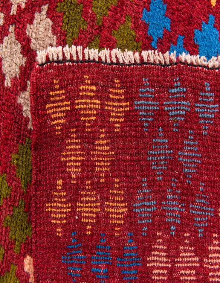 Detail image of  5' x 6' 6  Hand Knotted Balouch Wool Rug