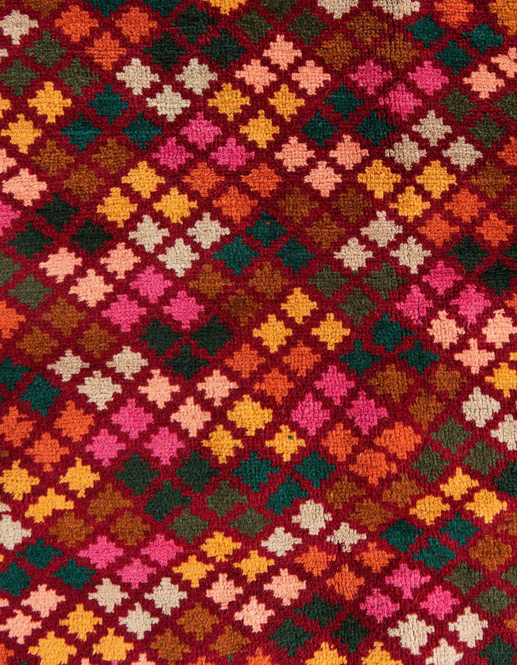 Detail image of 4' 9 x 6' 5 Hand Knotted Balouch Wool Rug