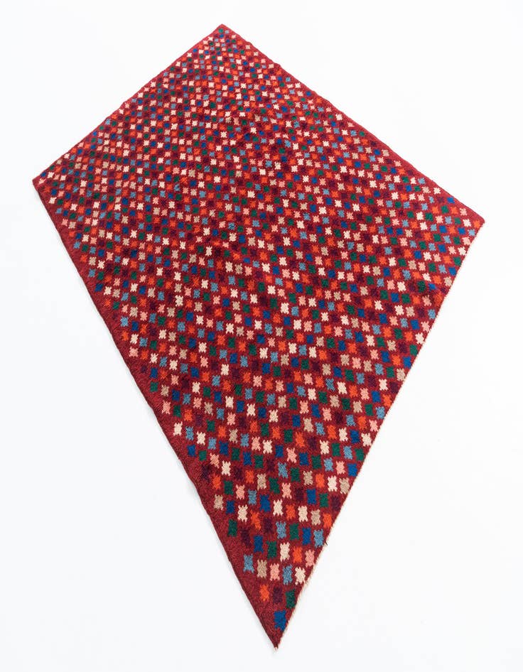 Detail image of  5' x 6' 7  Hand Knotted Balouch Wool Rug