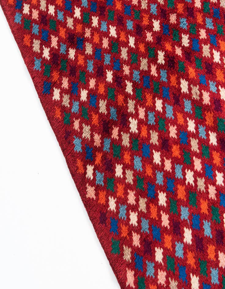 Detail image of  5' x 6' 7  Hand Knotted Balouch Wool Rug