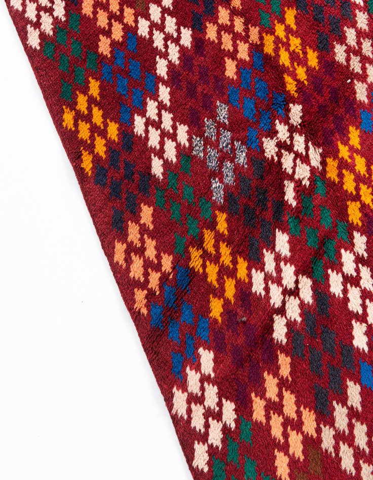 Detail image of  5' x 6' 6  Hand Knotted Balouch Wool Rug