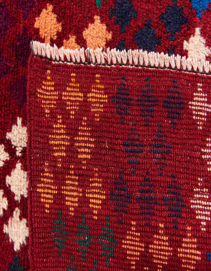 Detail image of  5' x 6' 6  Hand Knotted Balouch Wool Rug