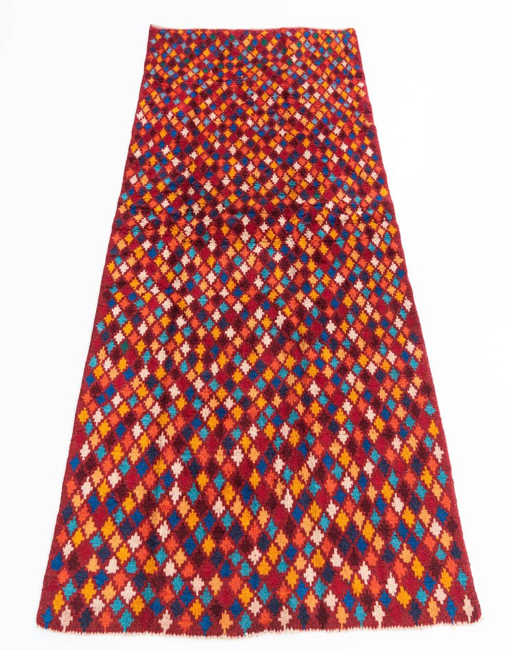 Detail image of  4' 9 x 6' 9  Hand Knotted Balouch Wool Rug