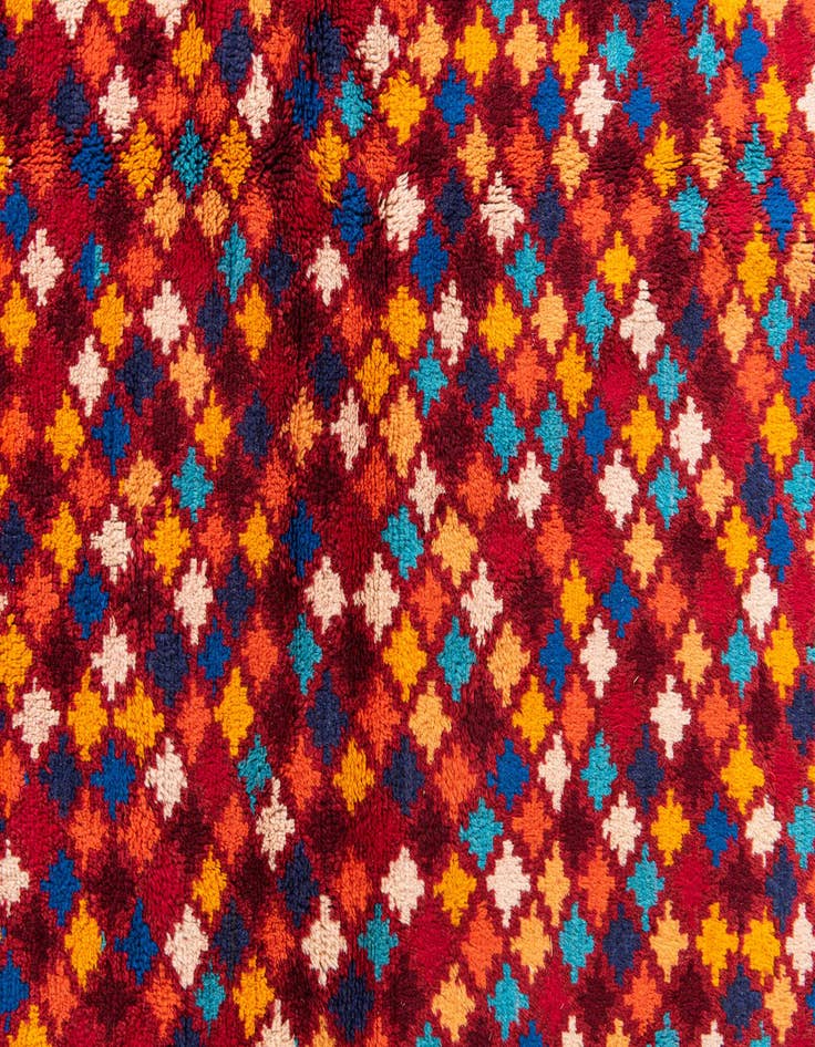 Detail image of  4' 9 x 6' 9  Hand Knotted Balouch Wool Rug