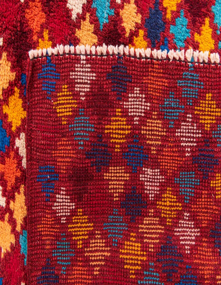 Detail image of  4' 9 x 6' 9  Hand Knotted Balouch Wool Rug