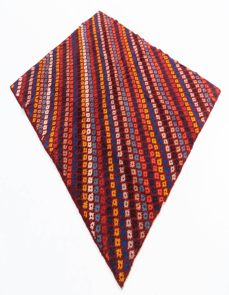 Detail image of  5' 1 x 6' 5  Hand Knotted Balouch Wool Rug