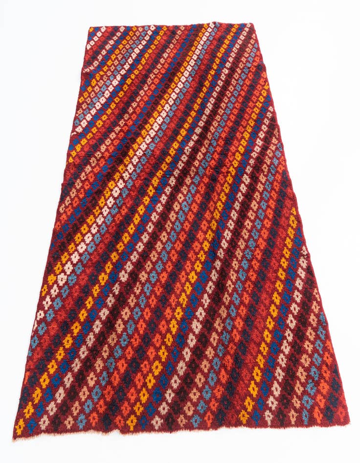 Detail image of  5' 1 x 6' 5  Hand Knotted Balouch Wool Rug