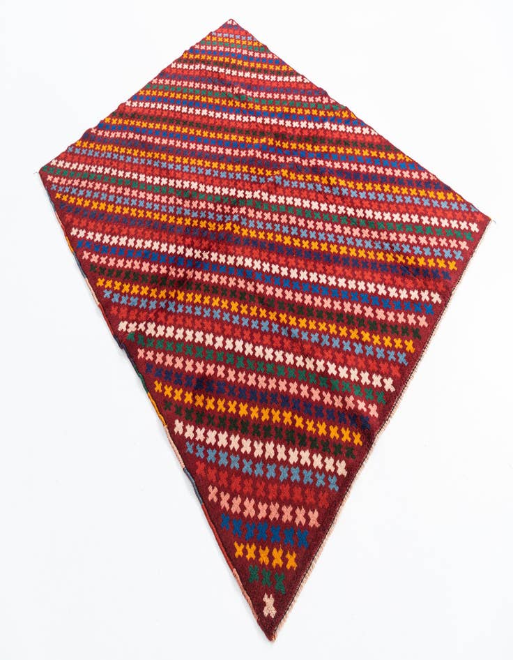 Detail image of  5' 1 x 6' 7  Hand Knotted Balouch Wool Rug