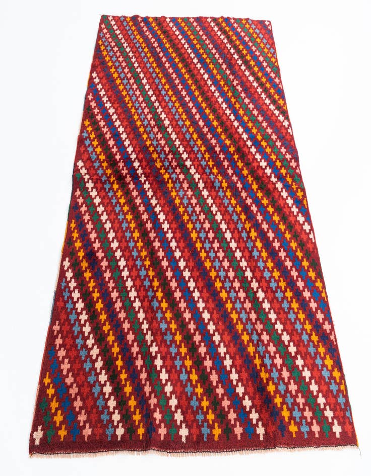 Detail image of  5' 1 x 6' 7  Hand Knotted Balouch Wool Rug