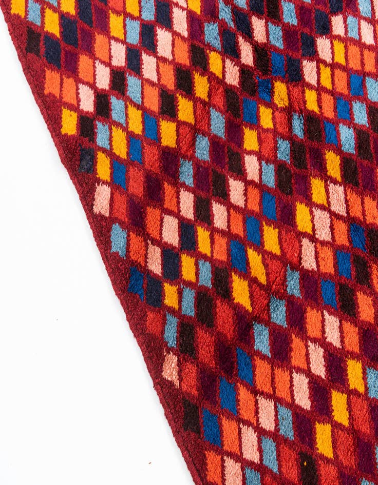 Detail image of  5' x 6' 4  Hand Knotted Balouch Wool Rug