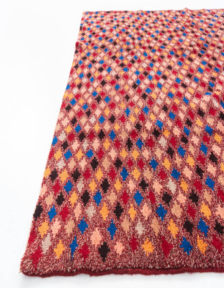 Detail image of  5' 1 x 6' 9  Hand Knotted Balouch Wool Rug