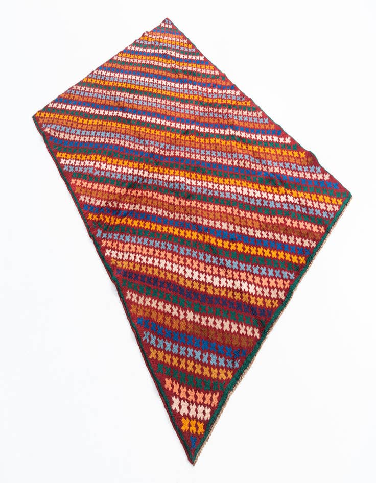 Detail image of  4' 5 x 6' 7  Hand Knotted Balouch Wool Rug