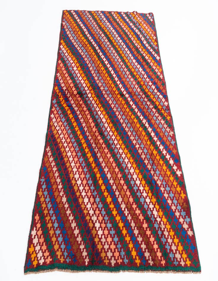 Detail image of  4' 5 x 6' 7  Hand Knotted Balouch Wool Rug