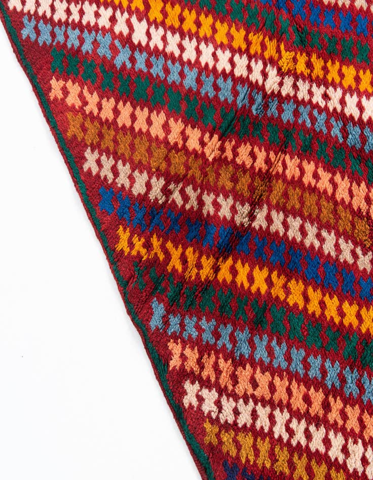 Detail image of  4' 5 x 6' 7  Hand Knotted Balouch Wool Rug