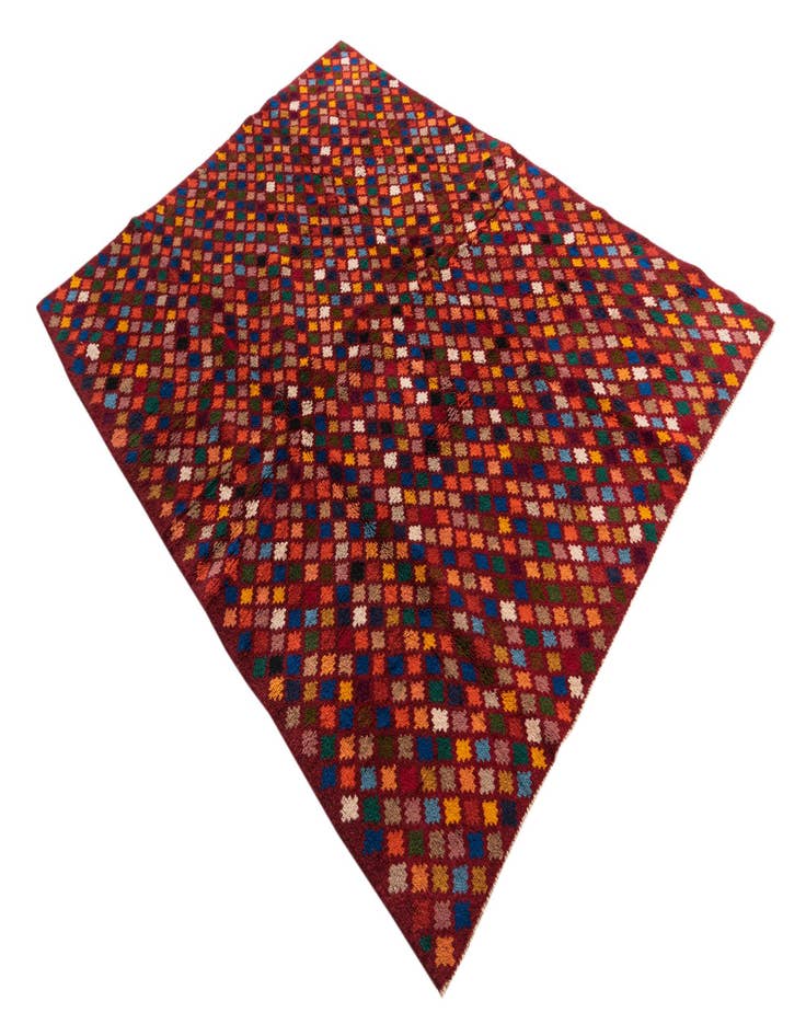 Detail image of  5' 2 x 6' 8  Hand Knotted Balouch Wool Rug