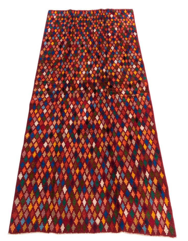 Detail image of  5' 2 x 6' 8  Hand Knotted Balouch Wool Rug