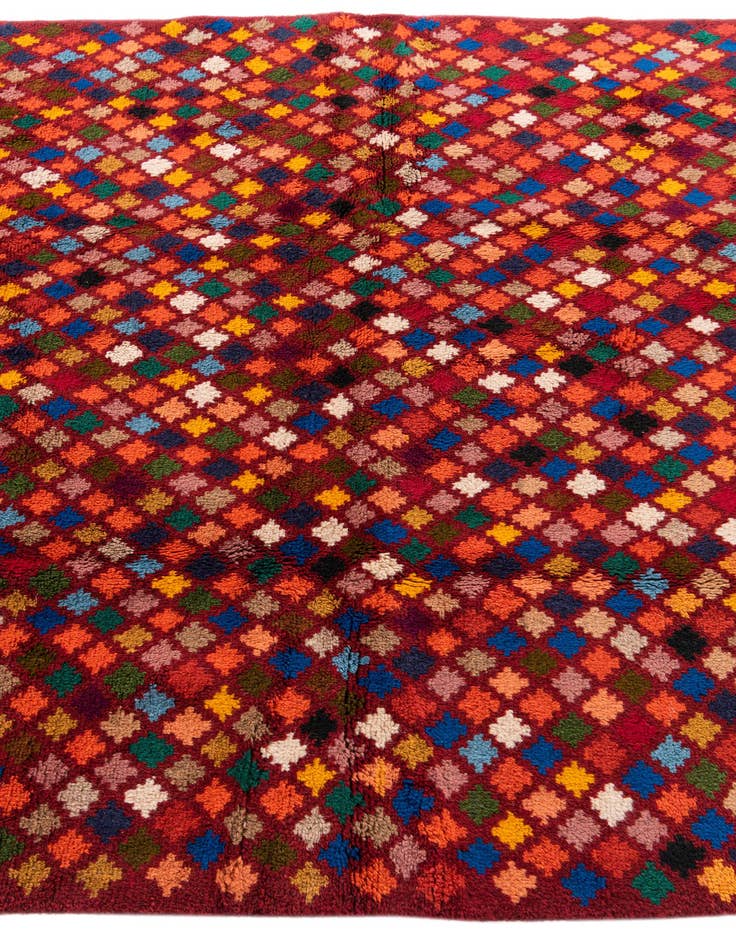 Detail image of  5' 2 x 6' 8  Hand Knotted Balouch Wool Rug