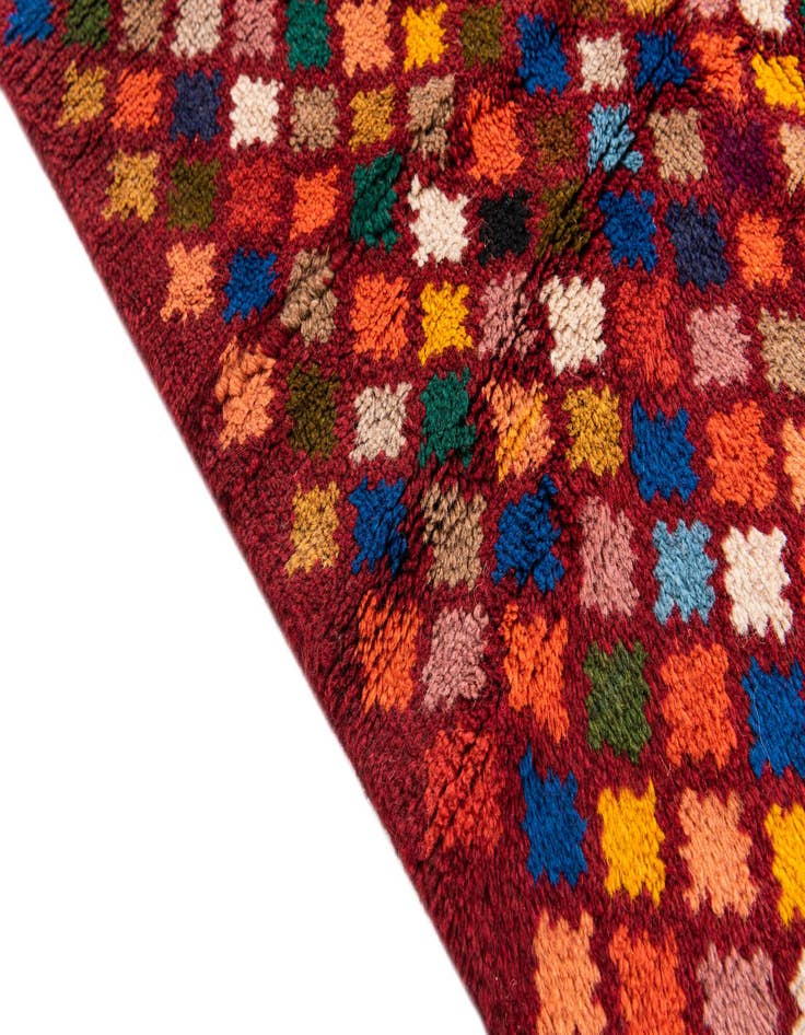 Detail image of  5' 2 x 6' 8  Hand Knotted Balouch Wool Rug