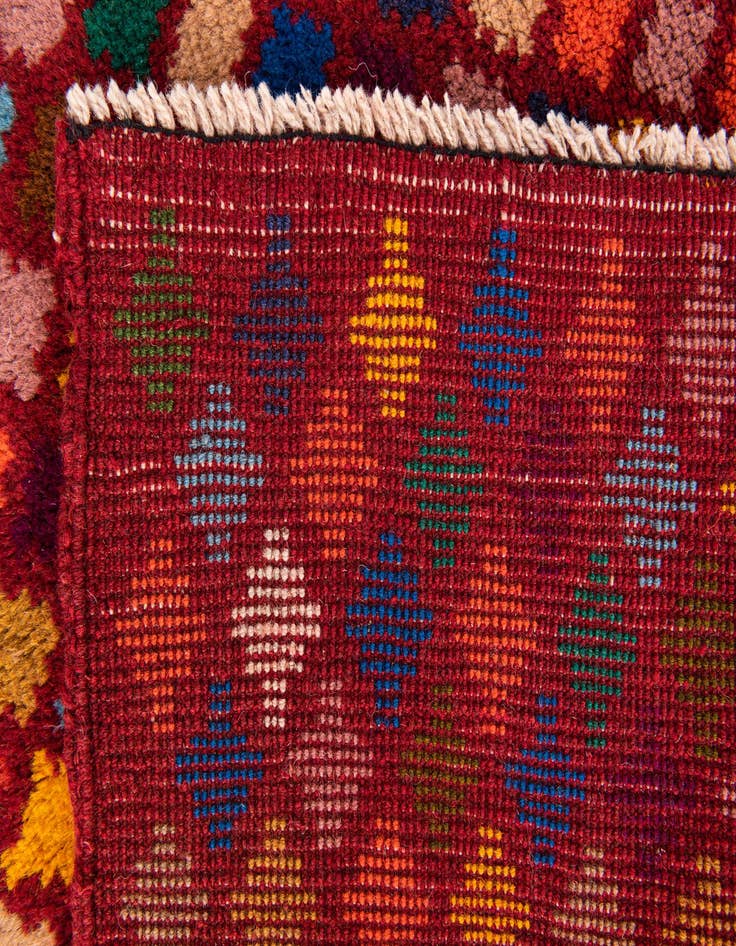 Detail image of  5' 2 x 6' 8  Hand Knotted Balouch Wool Rug