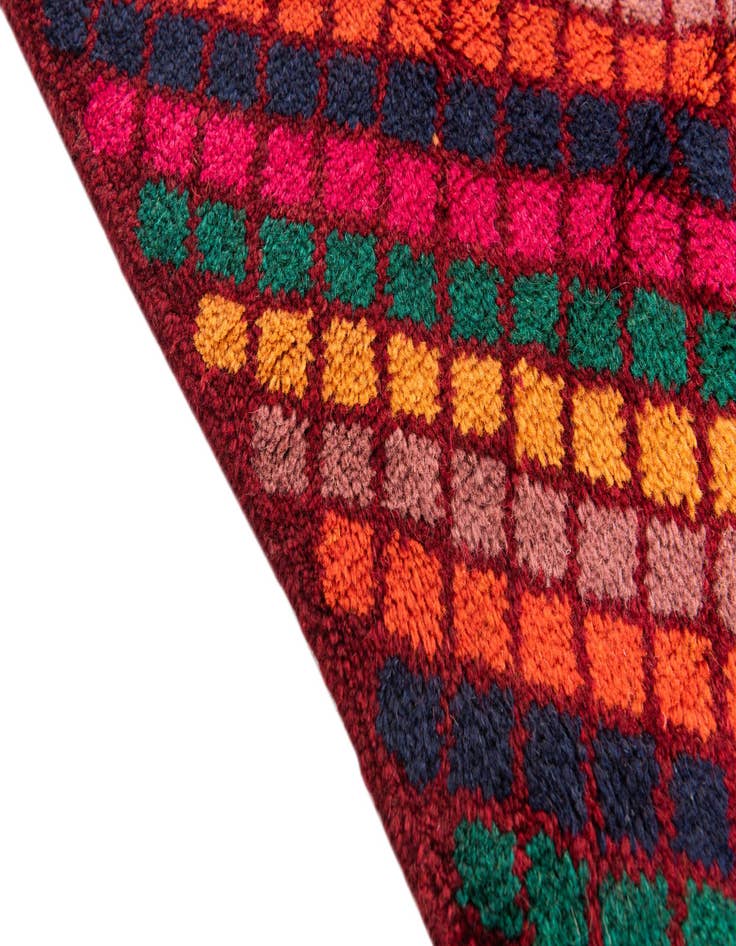 Detail image of  3' x 4' 6  Hand Knotted Balouch Wool Rug