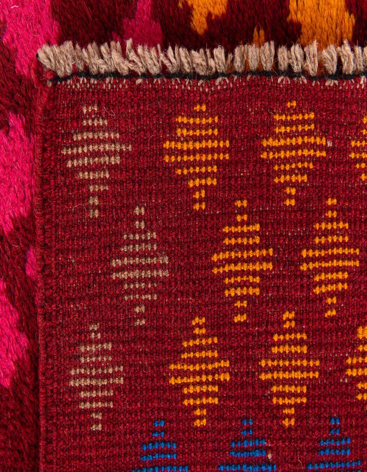 Detail image of  3' 1 x 4' 7  Hand Knotted Balouch Wool Rug