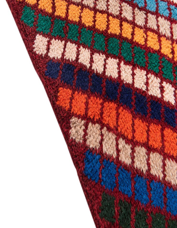 Detail image of  2' 10 x 4' 5  Hand Knotted Balouch Wool Rug