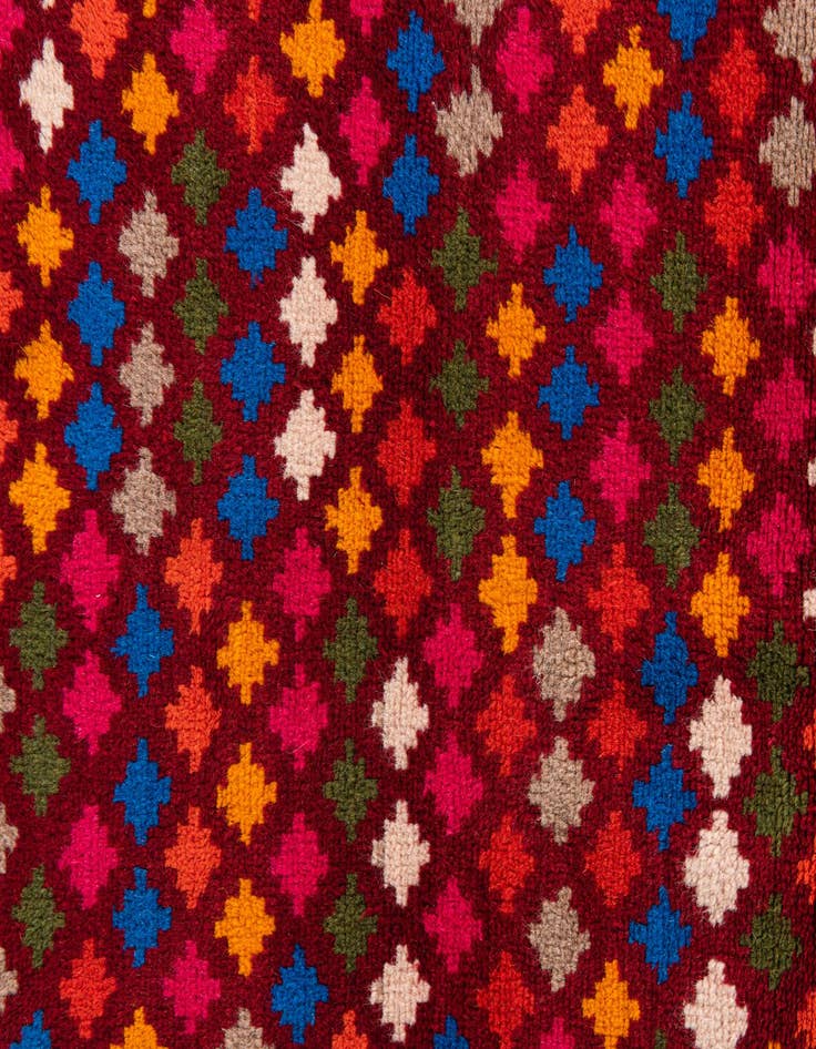 Detail image of  3' x 4' 7  Hand Knotted Balouch Wool Rug