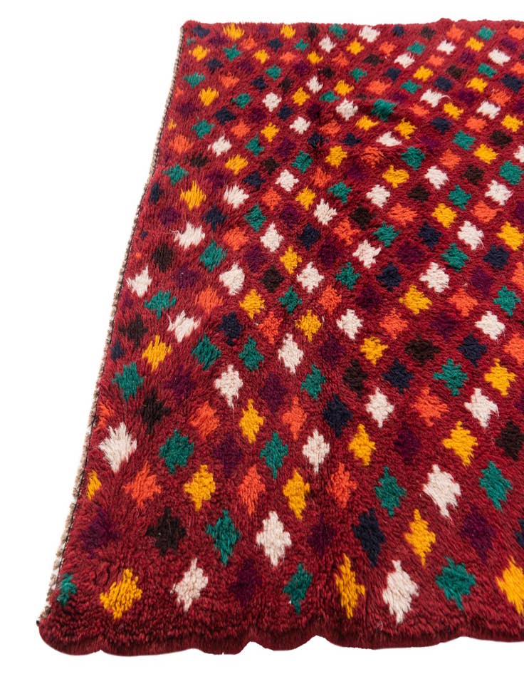 Detail image of  3' x 4' 6  Hand Knotted Balouch Wool Rug