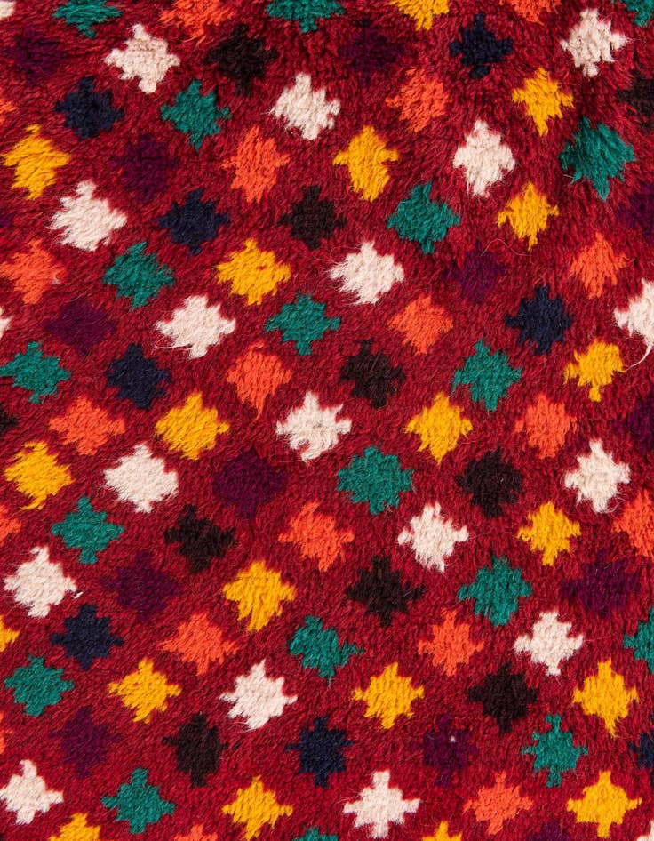 Detail image of  3' x 4' 6  Hand Knotted Balouch Wool Rug