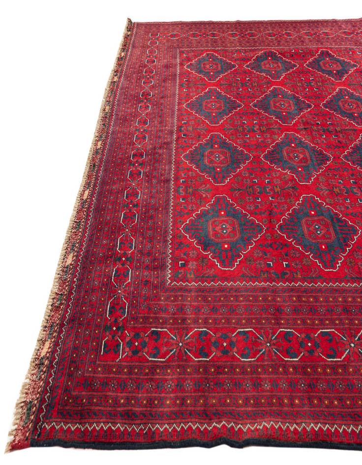 Detail image of  8' 2 x 11' 4  Hand Knotted Balouch Wool Rug