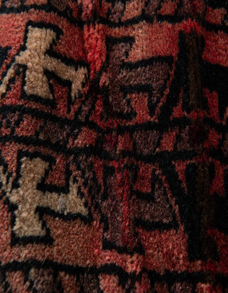 Detail image of  3' 9 x 5' 7  Hand Knotted Balouch Wool Rug