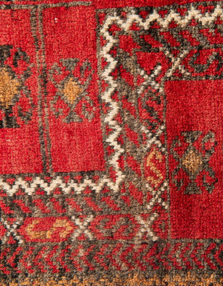 Detail image of  2' 9 x 4' 1  Hand Knotted Balouch Persian Wool Rug