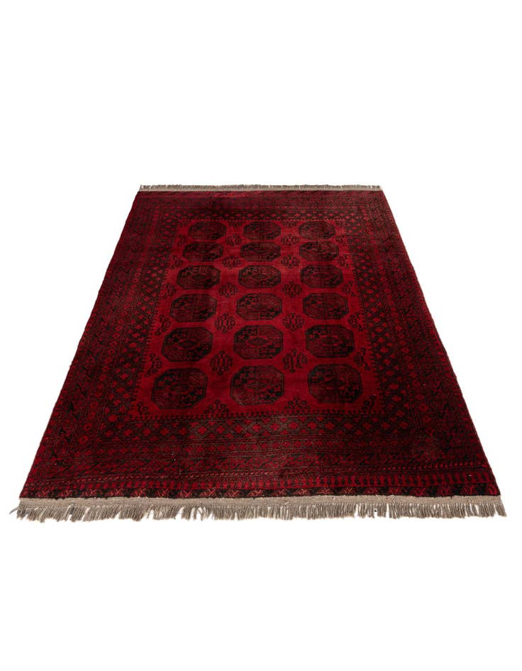 Detail image of  6' 7 x 9' 8  Hand Knotted Balouch Persian Wool Rug