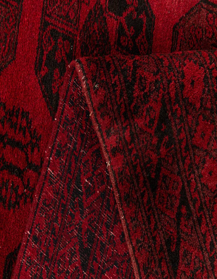 Detail image of  6' 7 x 9' 8  Hand Knotted Balouch Persian Wool Rug