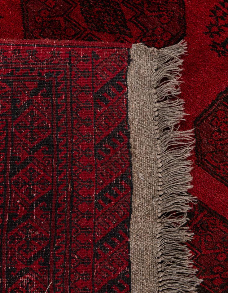 Detail image of  6' 7 x 9' 8  Hand Knotted Balouch Persian Wool Rug