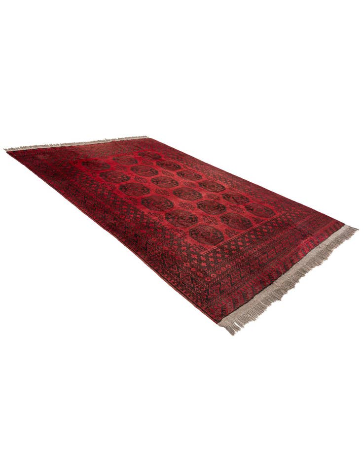 Detail image of  6' 7 x 9' 8  Hand Knotted Balouch Persian Wool Rug